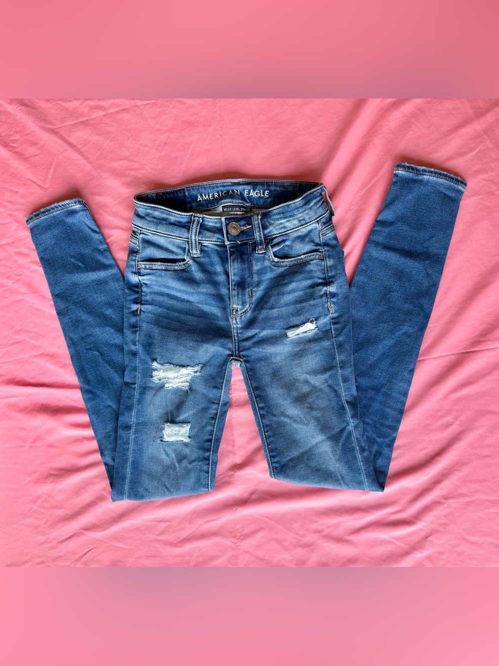American Eagle โNext Level Stretchโ Skinny Jeans - Size 000